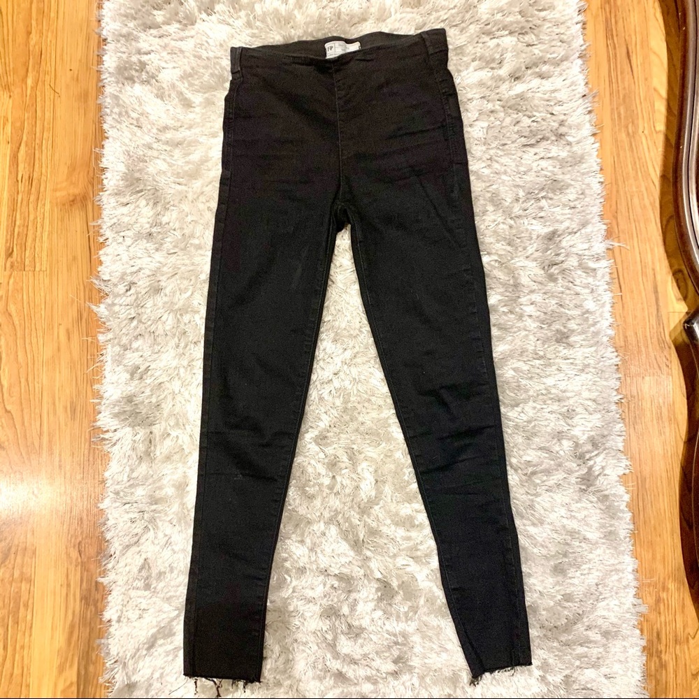 Free People Cropped Ankle Raw Hem Skinny Jeans